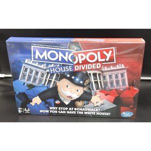 Monopoly House Divided Board Game: Elections White House Politics NEW SEALED